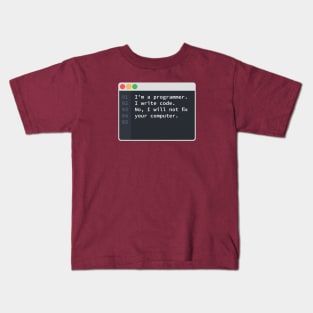 I Am A Programmer Kids T-Shirt